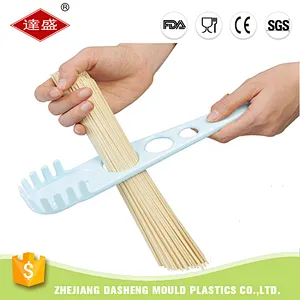 Custom Plastic Spaghetti Serving Spoon with Measure Noodle Scoop with Measuuring Spoon
