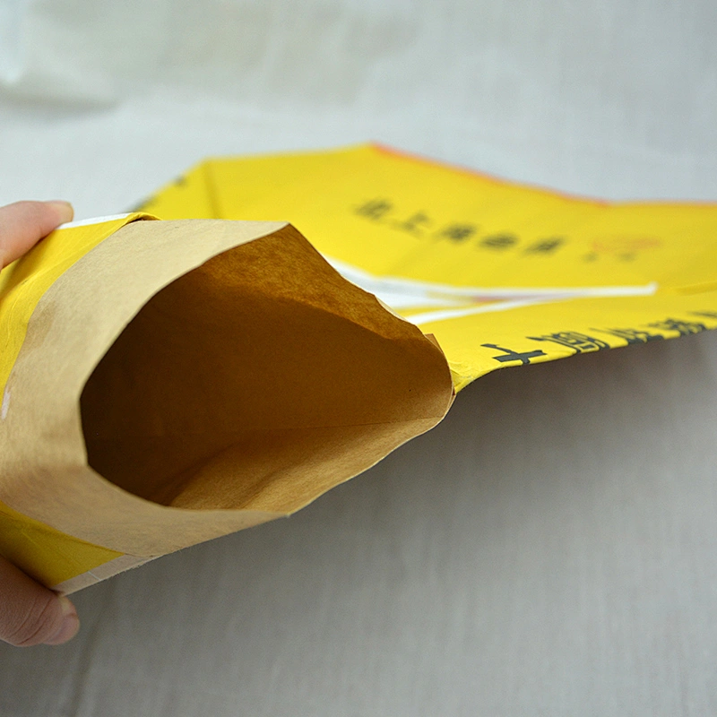 Customized kraft paper valve bags for 20kg cement with good quality