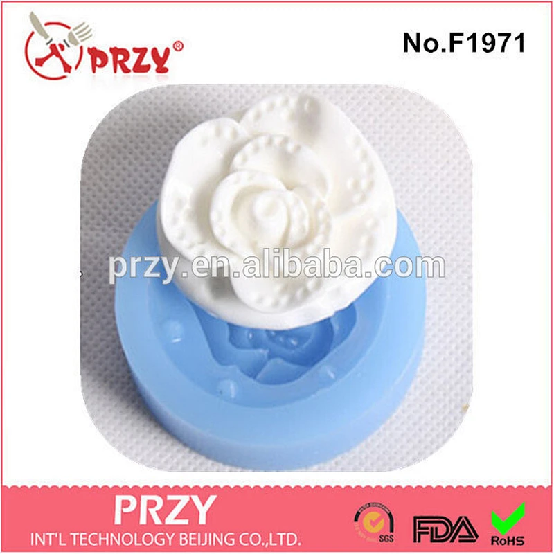 F1971 przy fower shaped silicone concrete mold
