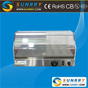 Stainless steel food warmer - one layer hot food thermal display warmer (SUNRRY SY-WD2B)
