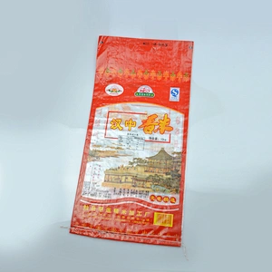 China manufacture different size plastic rice packing bags for sale