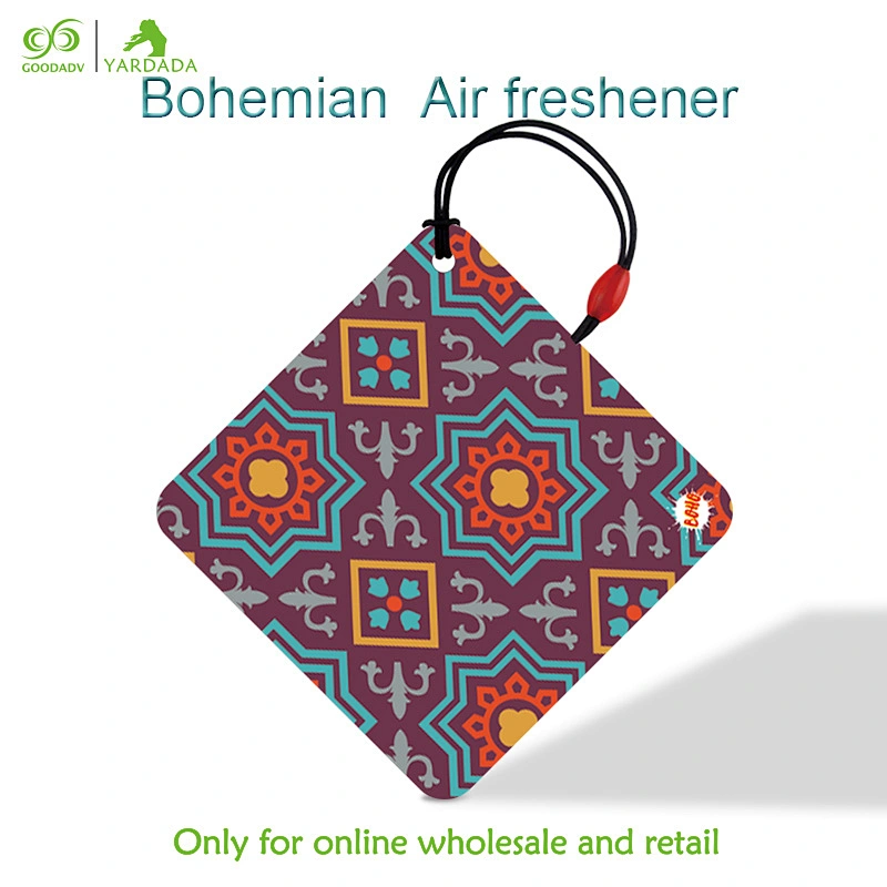 Fashion retro style design of automotive fragrance paper, vacuum packaging lasting fragrance, attractive car accessories.