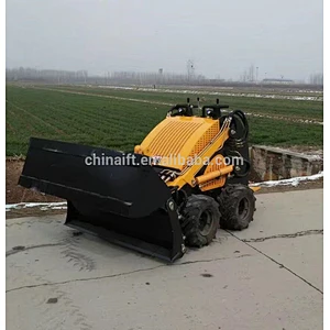 China high performacne track type mini skid steer loader with mini trencher for sale