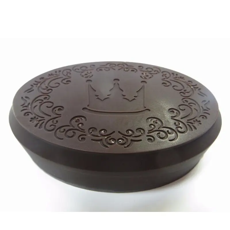 QT0055 crown art pattern stamp handmade soap mold silicone chocolate mould przy