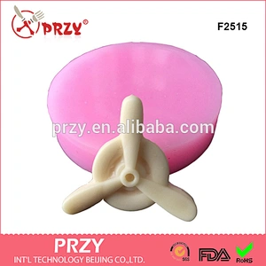 New design F2515 PRZY 3D winnower silicone Fondant mould/soap mold