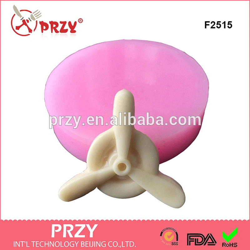 New design F2515 PRZY 3D winnower silicone Fondant mould/soap mold