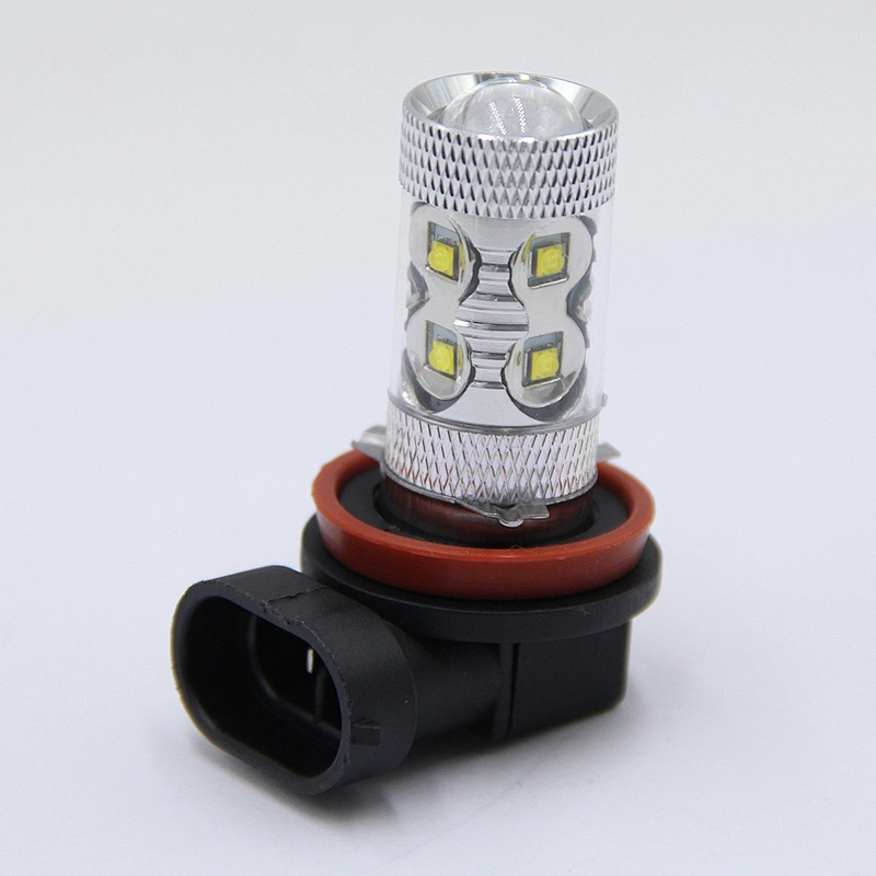 LANDJOY 870lm white 300lm yellow 50W XBD chip H8/H11 led fog light bulb