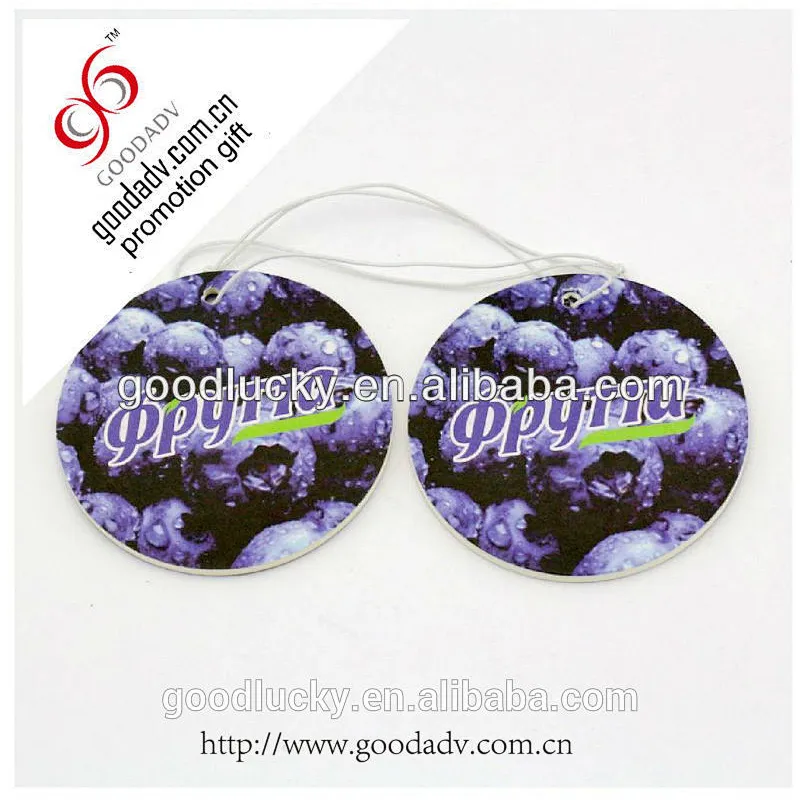 hot sale round sexy paper air freshener for vent car