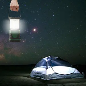 RUBBER COVER 3D BATTERY HOT SELLING COB PLASTIC CAMPING LANTERN 500 ULTRA BRIGHT 3 LIGHTING MODELS