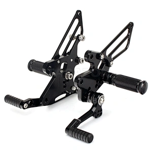 CNC Aluminum Billet adjustable motorcycle Rear sets For Kawasaki Ninja 250