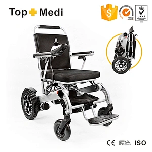 Rehabilitation Therapy Supplies lightweight used electric folding wheelchair