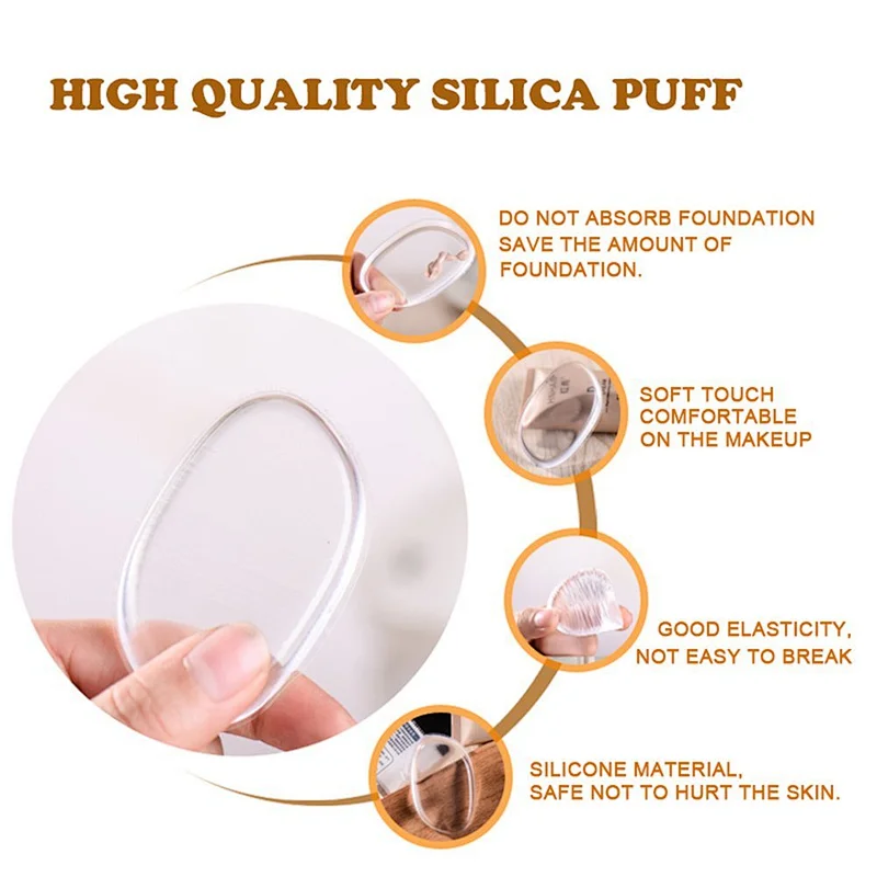 Wholesale private label soft silicone beauty makeup sponge