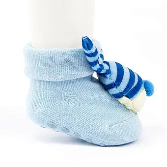 Autumn Winter wholesale kids manufacturers Newborn non slip floor lovely cartoon cat bear coral velvet Baby shoe Socks