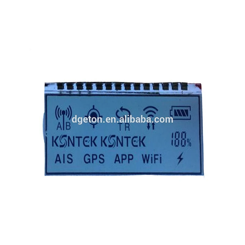 low voltage TN blue LCD meter lcd display