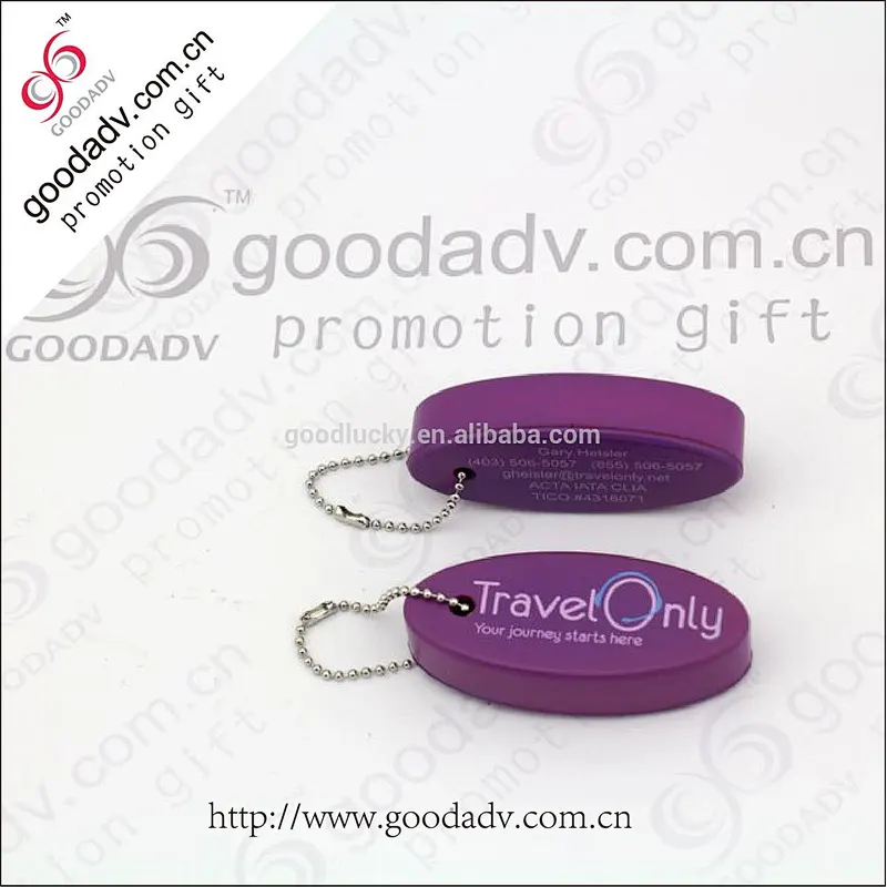 Alibaba promotional season discount offer new style pu foam keychain