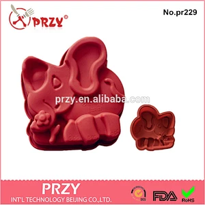 elephant cake baking pan / silicone cake molds