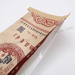 Superior quality 10kg kraft paper laminated pp woven rice bag