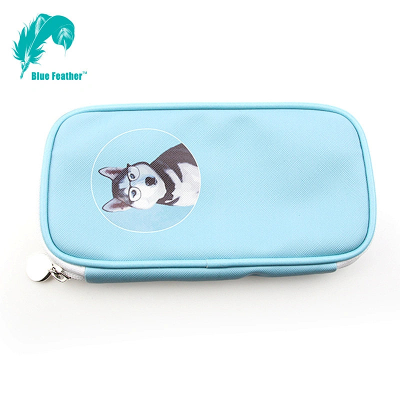 Student's Favourite Pu Leather Pencil Bag