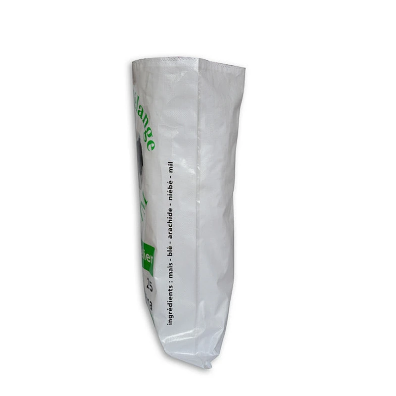 Custom plastic pp woven eco plastic feed bag for Barley, wheat, rice,beans