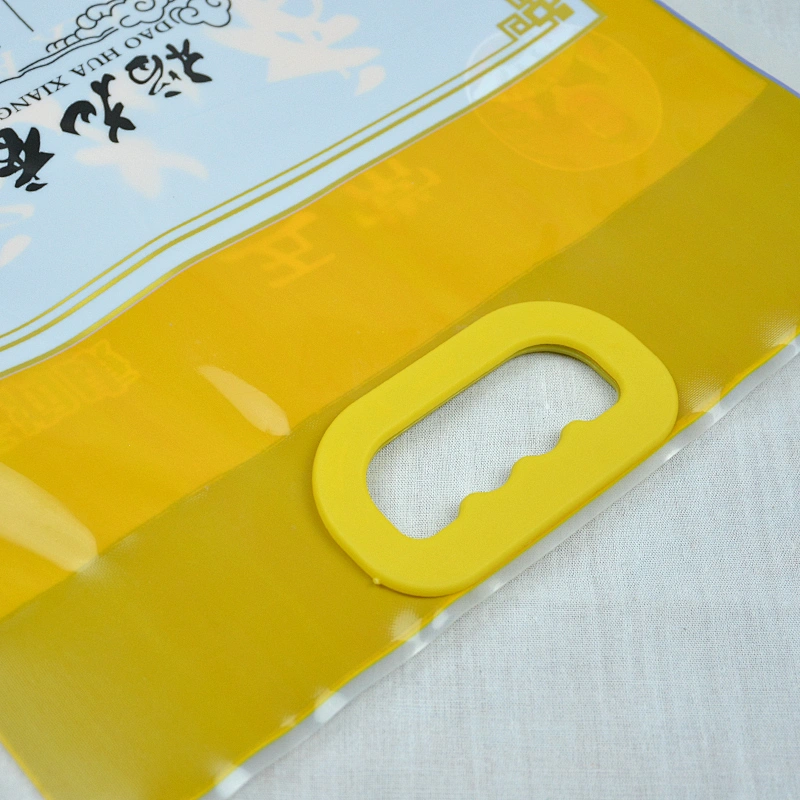Customized PE food vacuum plastic bag for market use