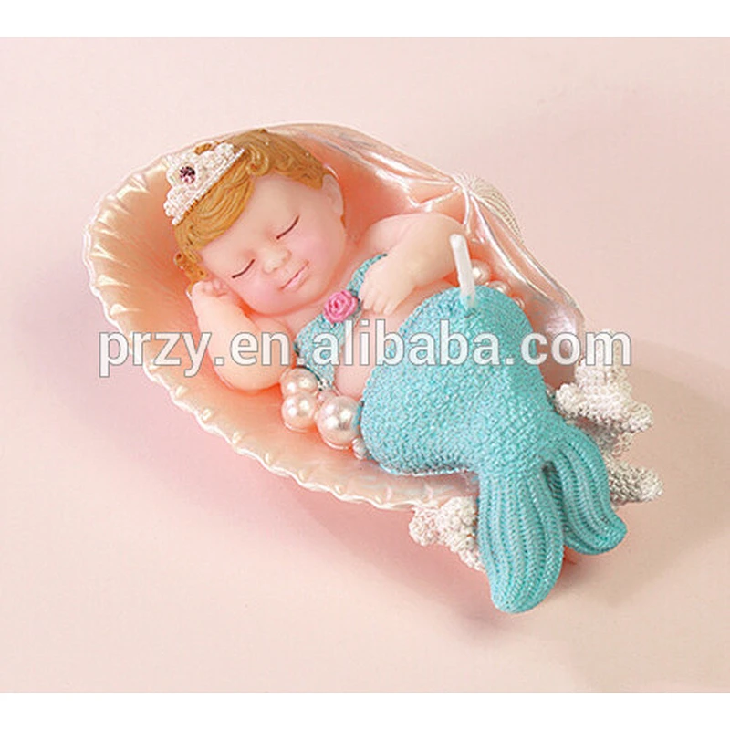 PRZY 3D Mermaid silicone mold candle silicone mold