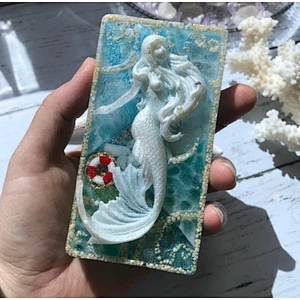 Mermaid soap mold silicone mould PRZY