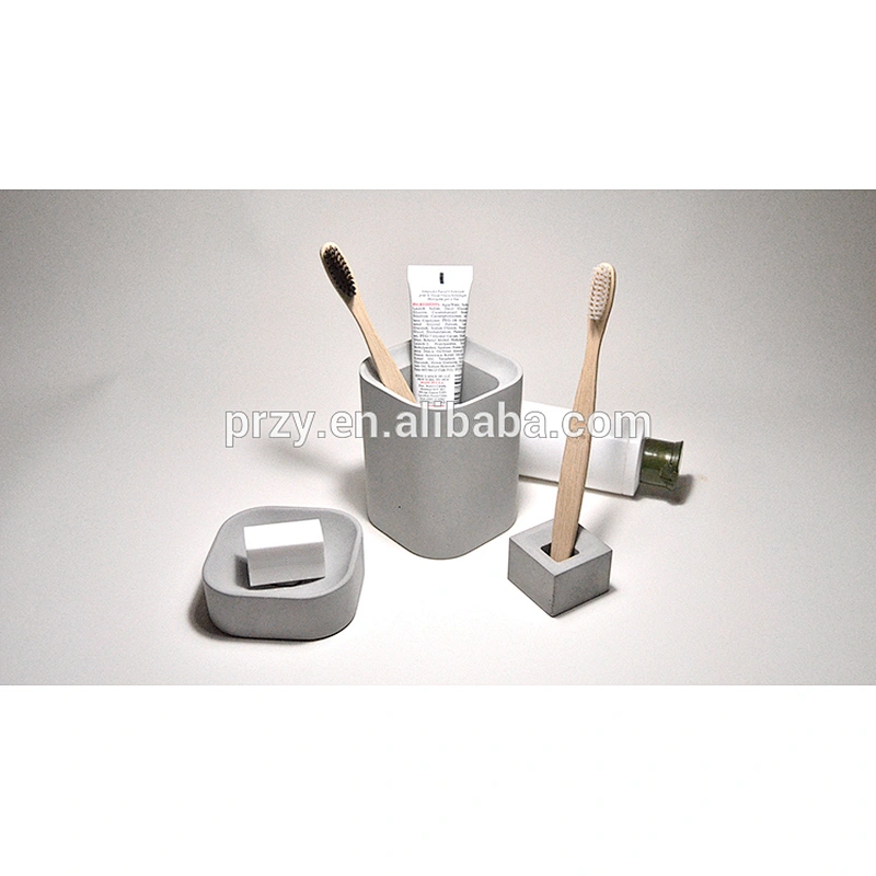 S9149 Concrete silicone molds Toothbrush concrete holder mold concrete soap holder molds DIY Bathroom concrete ware molds