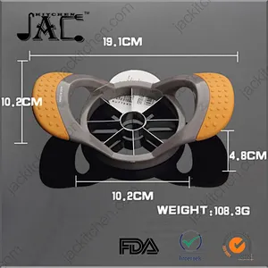 Kitchen Accessories Convenient Stainless Steel Tpr Pp Silicone Rubber Stainless Steel Industrial Apple Peeler Corer