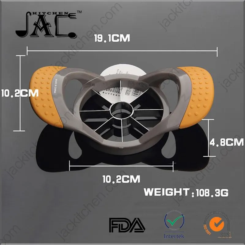 Kitchen Accessories Convenient Stainless Steel Tpr Pp Silicone Rubber Stainless Steel Industrial Apple Peeler Corer