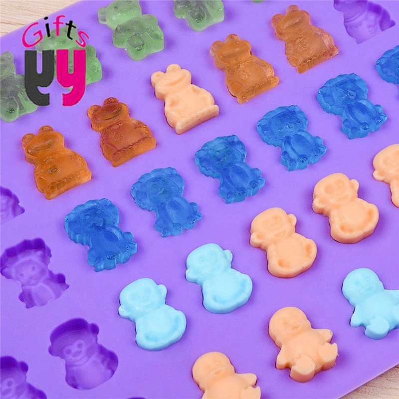 chocolate Gumdrop Jelly molds cute animals shape mold silicone