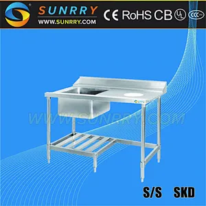 Stainless Steel Canteen Tables/Restaurant Cocktail Table/Square Restaurant Table (SY-WT7412 SUNRRY)