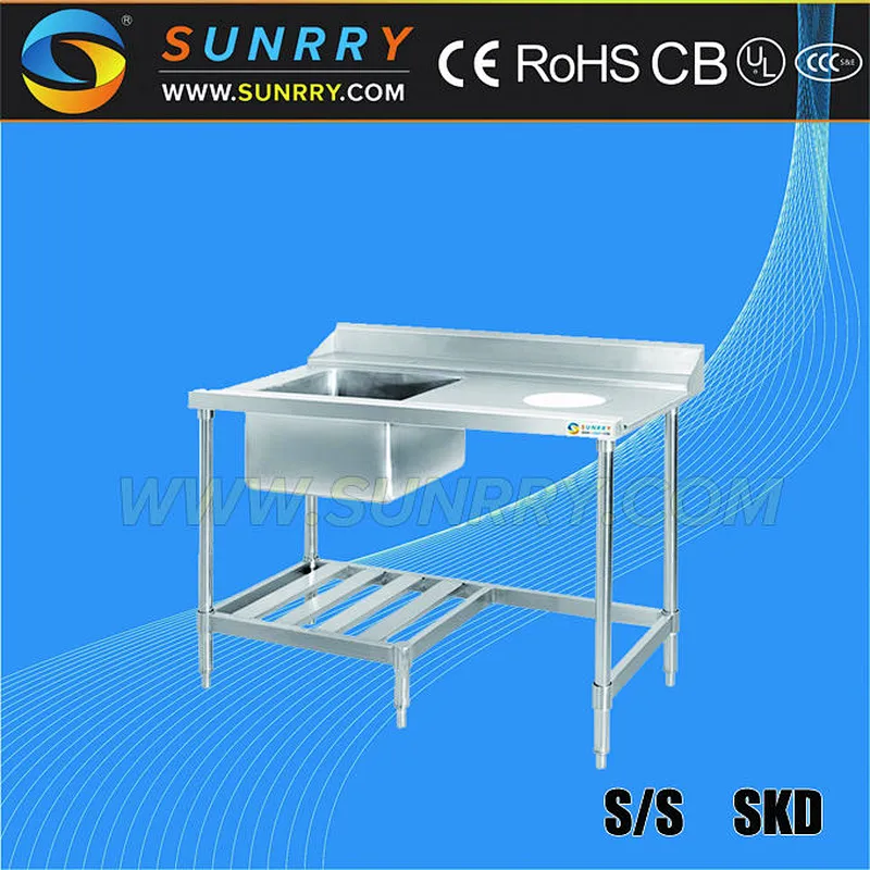 Stainless Steel Canteen Tables/Restaurant Cocktail Table/Square Restaurant Table (SY-WT7412 SUNRRY)