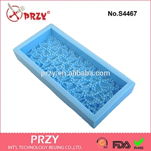 rectangle Honeycomb silicone soap mold soap loaf mold silicone molds