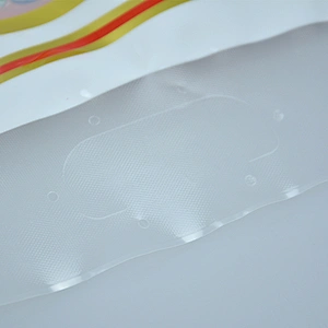 Customized PE food vacuum plastic bag for market use