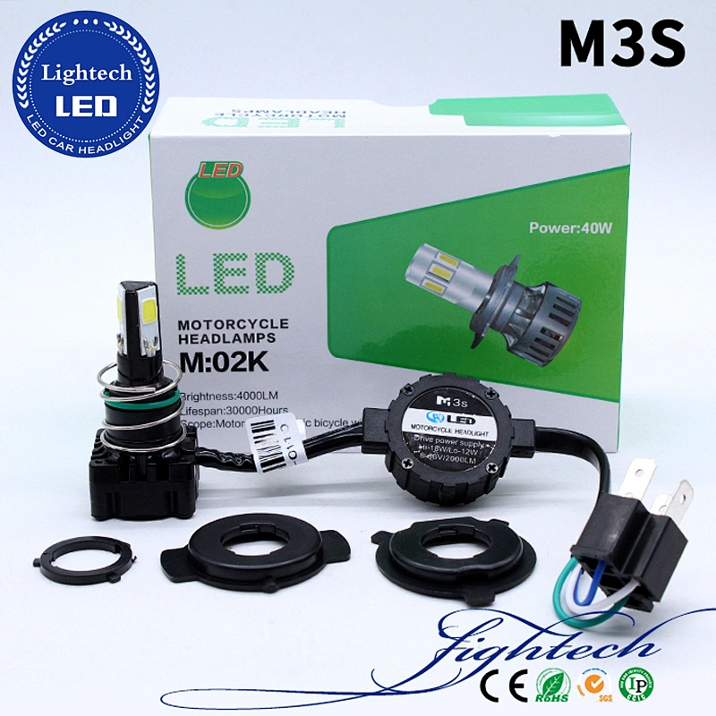 M3S Fan 30w Led Car Headlight Bulbs h4 h1 h3 h13 9012 9006 9005 Led Headlight For Motorcycles