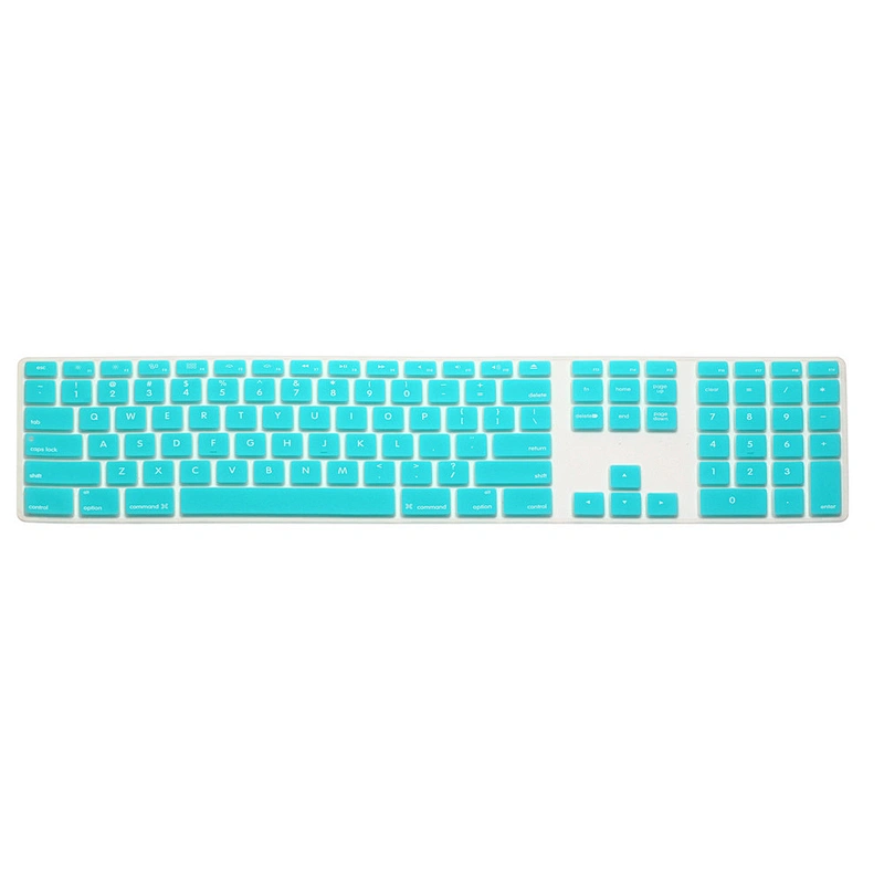Numeric keypad skin silicone keyboard cover for imac G6 US silicone cover for keyboard for imac