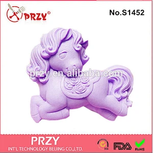 Animal horse handmade silicone soap mold
