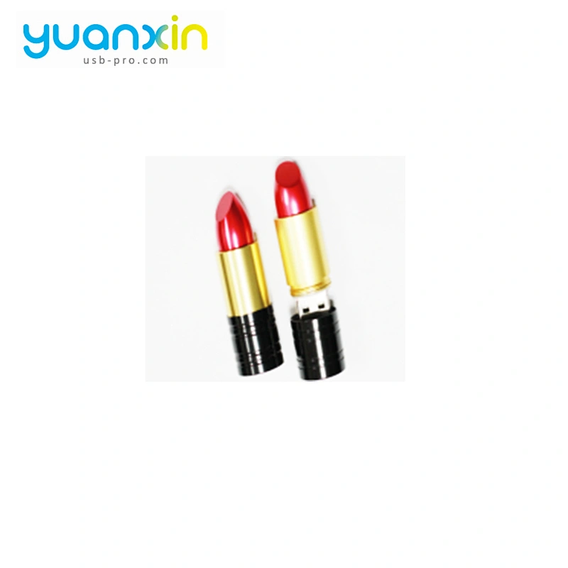 Lipstick shape branded usb flash drive with logo