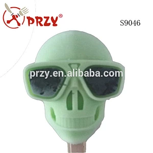 S9046 skeleton ice cream silicone mold Ice cream silicone molds skull shaped silicone popsicle molds