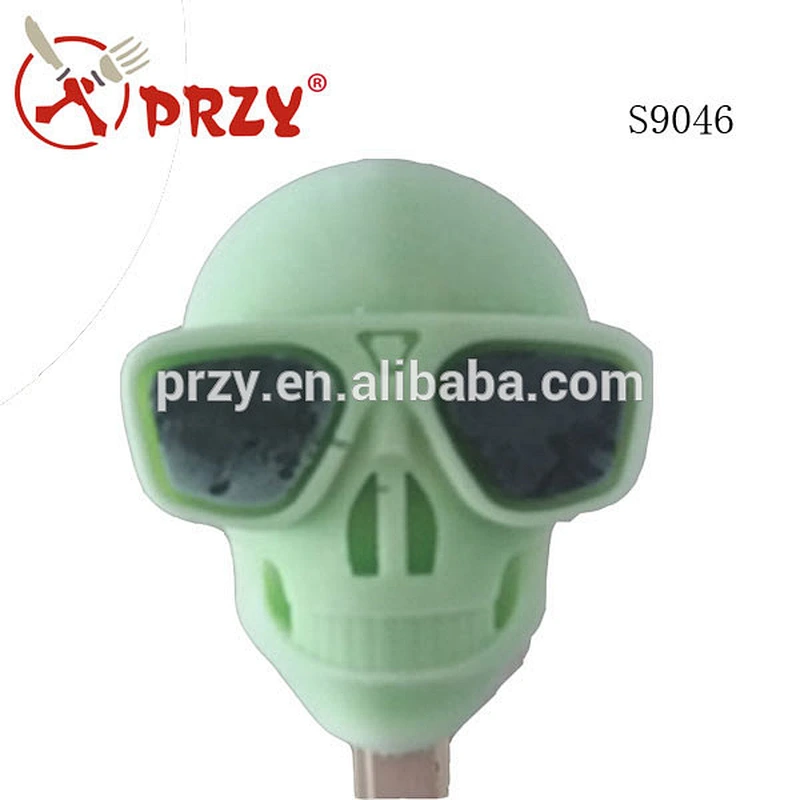 S9046 skeleton ice cream silicone mold Ice cream silicone molds skull shaped silicone popsicle molds
