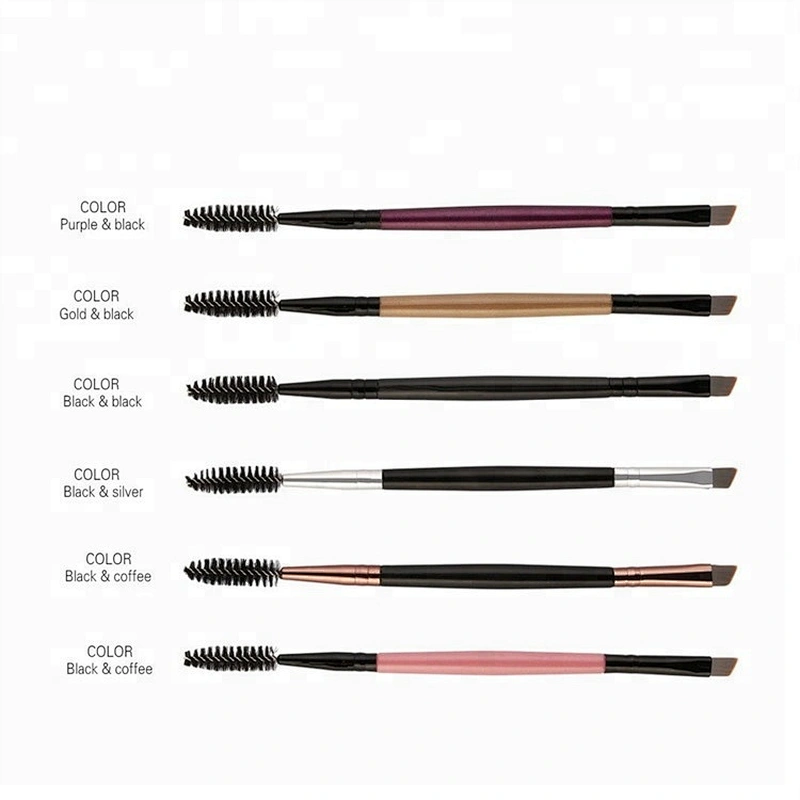Double Ended Side Eyelash Eyebrow Applicator Makeup Brush Tools