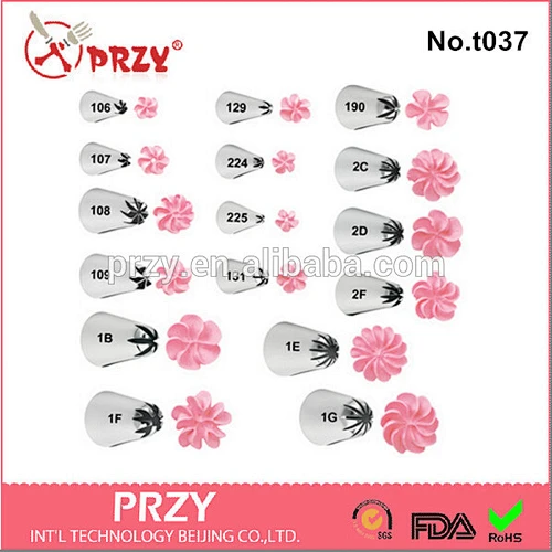 high quality baking piping nozzles