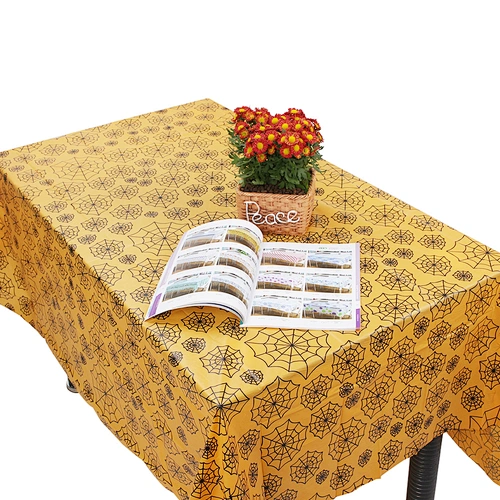 Cheap Custom Single layer pe printed rectangular Tablecloth ordinary table Cover