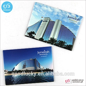 Promotional gift decorative tin fridge magnet sticker