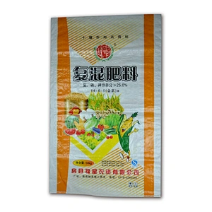 Wholesale pp woven manufacturer vegetables 50kg fertilizer bag