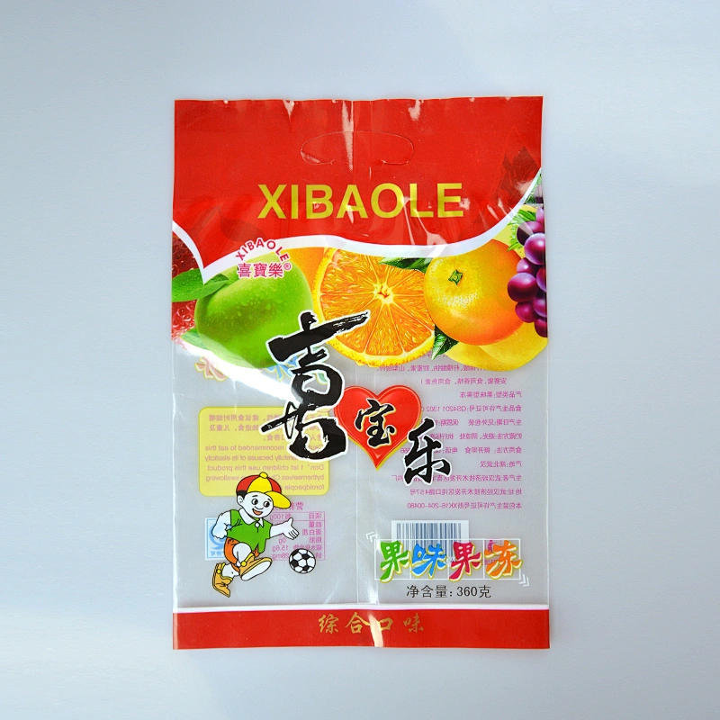 Customized wholesale recycled food packaging use custom printed PE plastic bag