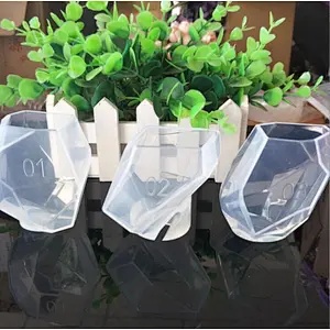 Geometric Resin Jewelry Pendant Soap Mould Handmade DIY Soap  Aroma Stone silicone mold