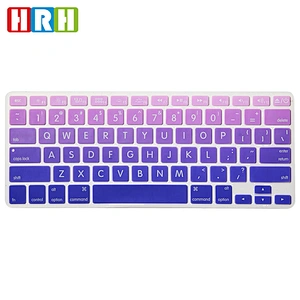 Rainbow Pattern Design Silicone US Keyboard Protector Cover Skin for Macbook Pro Air Retina 13 15 17