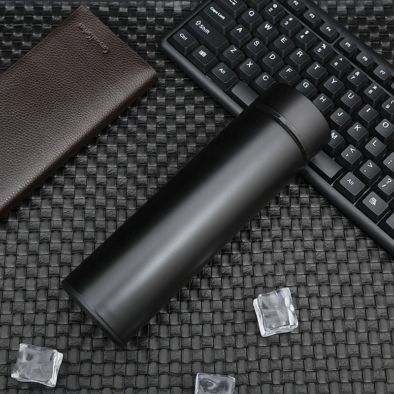 Promotional in-stock 304 SS Vacuum Cup 500ml Customized Logo Vacuum Flask Business Gift Cup for Office Use