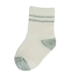 High Quality Baby Infant Organic Cotton Rib Socks
